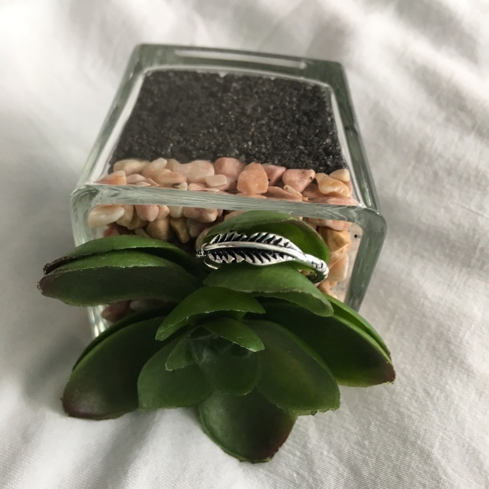 FASHION 🍃 JEWELRY LEAF RING - Picture 3 of 8